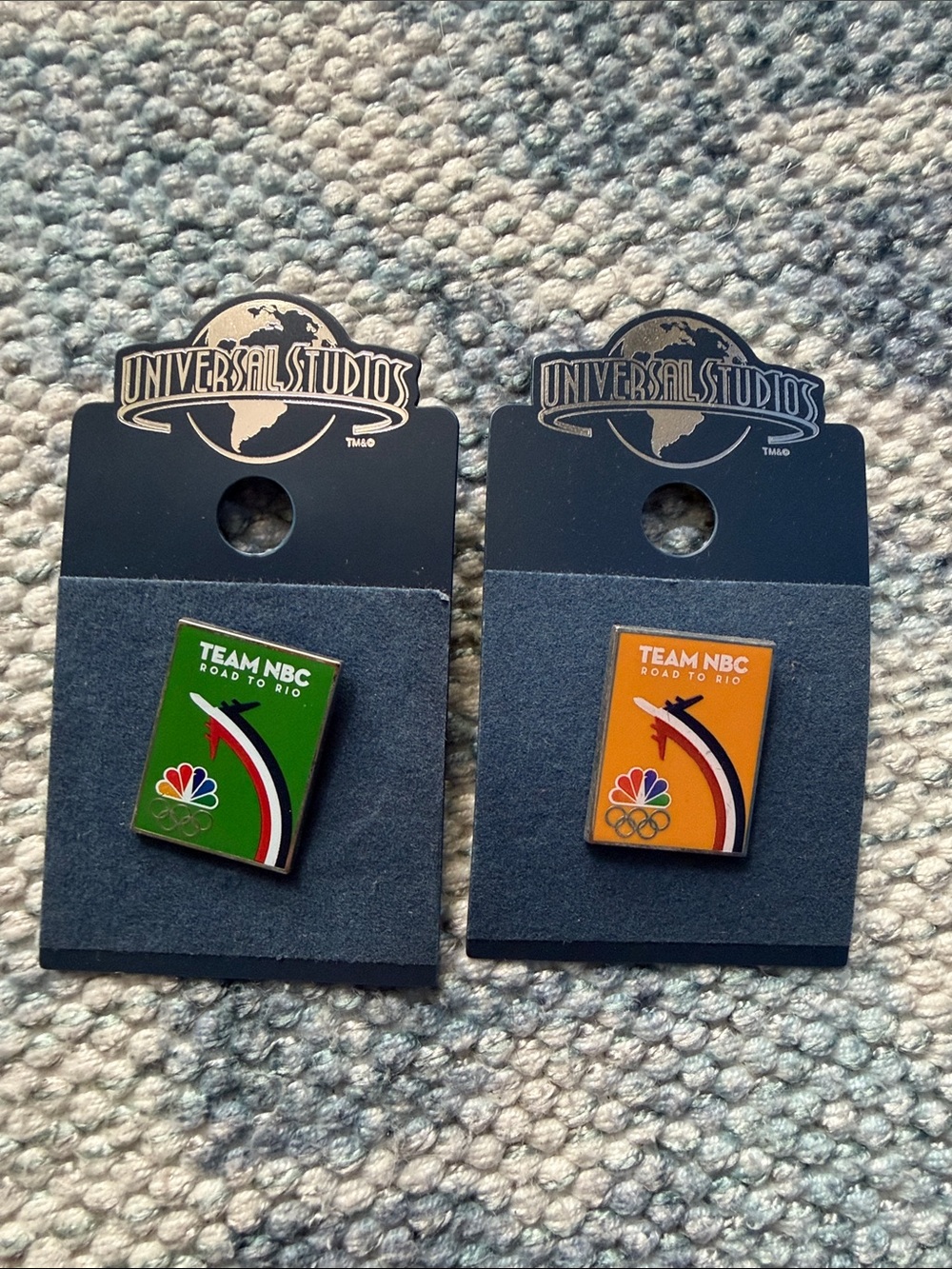 Universal Studios Team NBC Road to Rio Enamel Pin Set